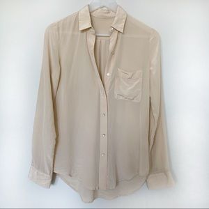 Zara light silk blouse